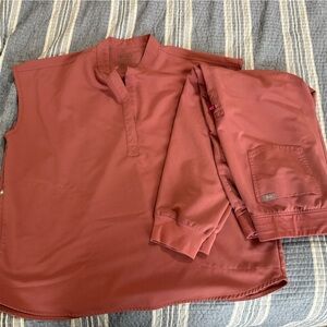 Figs Women's Scrub Set in Mauve